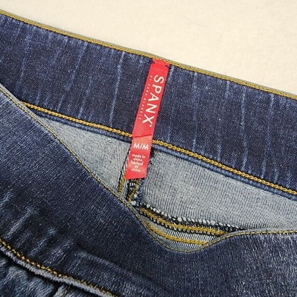 Spanx Distressed Denim Leggings Medium - Picture 5 of 7